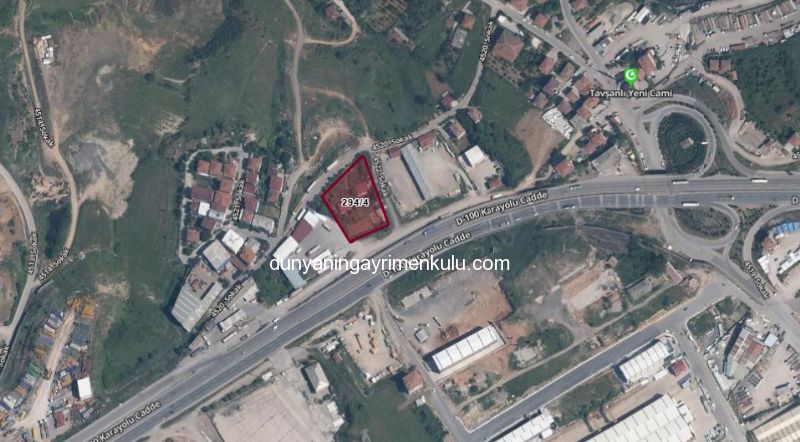 D-100 KARAYOLUNA CEPHELİ SATILIK TİCARİ 3603 m2 SATILIK ARSA