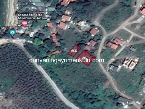 BALIKESİR MARMARA ADASI ÇINARLI MAH. MANASTIR KOYUNDA SATILIK ARSA