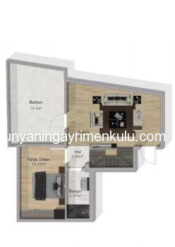 KÜÇÜKYALI MERKEZDE YENİ BİNADA 2+1 SATILIK DAİRE